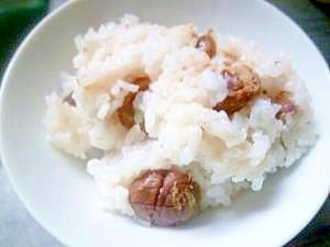 とっても簡単栗ご飯